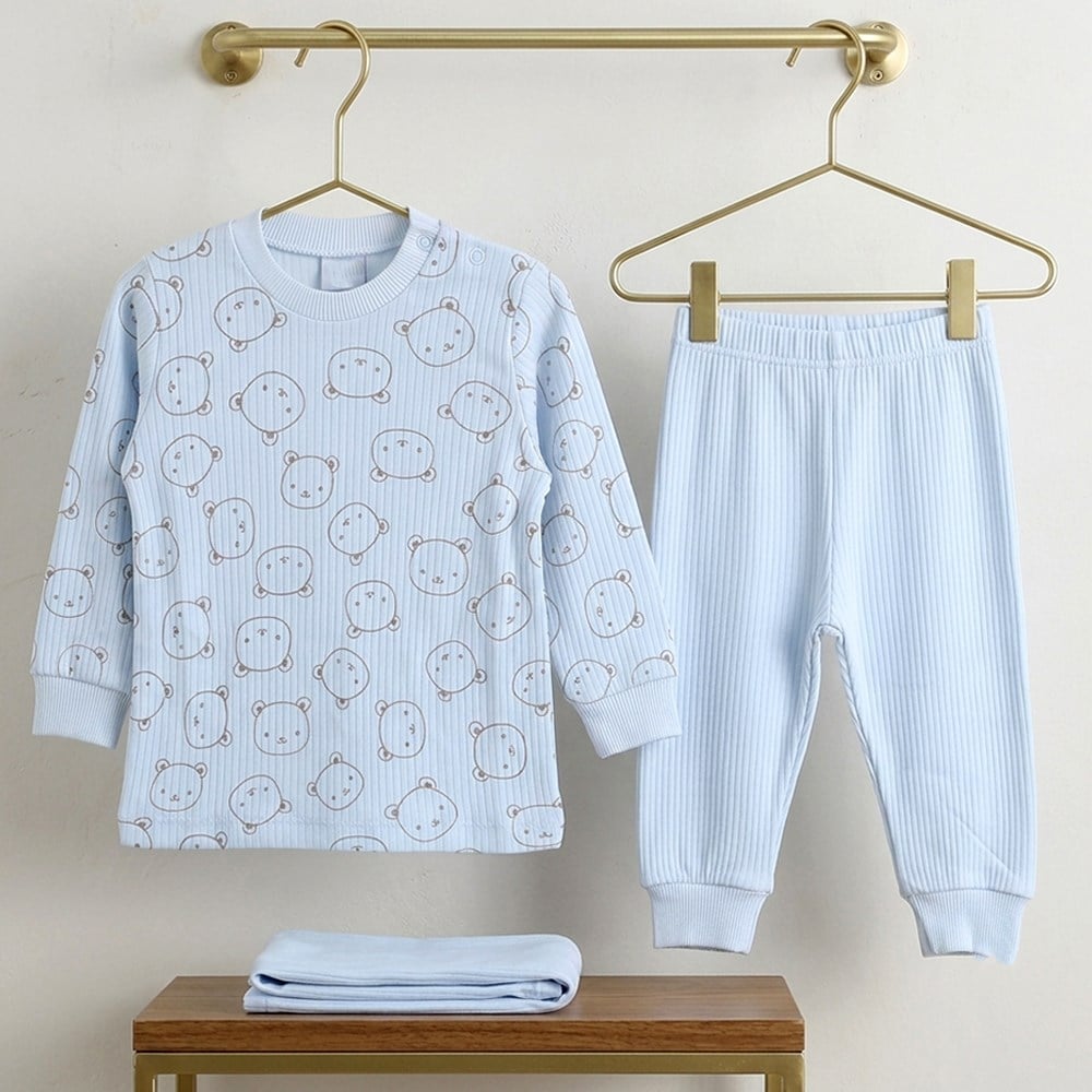 SEBİ PRİME Ayıcık Kafa Pijama Takımı 