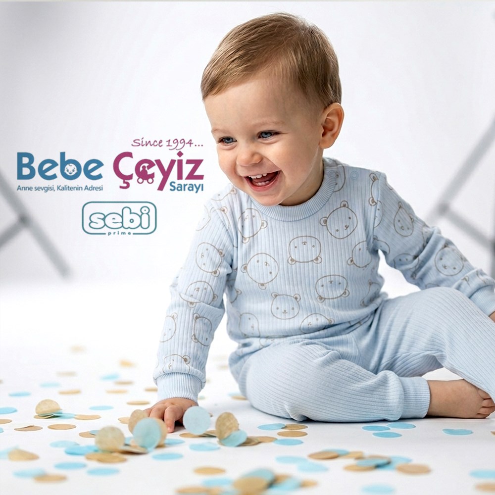 SEBİ PRİME Ayıcık Kafa Pijama Takımı 