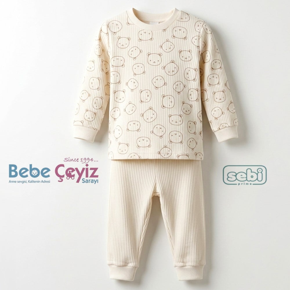 SEBİ PRİME Ayıcık Pijama Takımı