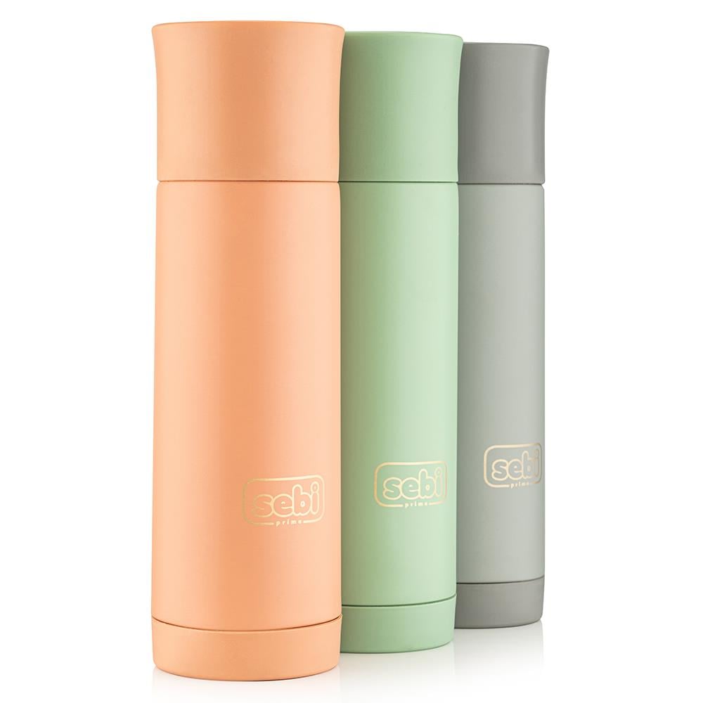 SEBİ PRIME Çelik Termos 400 ml (Gri)