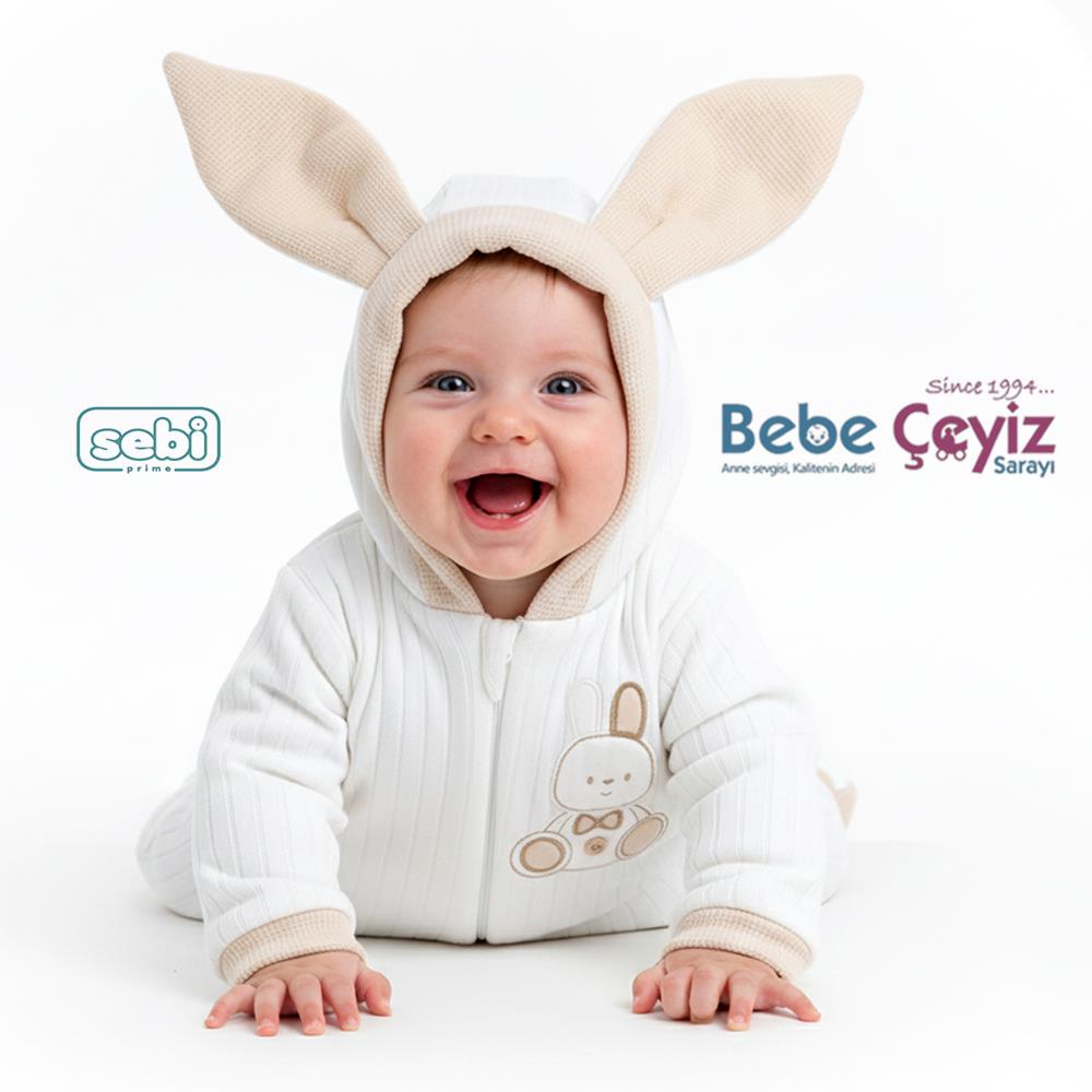 Sebi Elyaflı Kapüşonlu Tulum