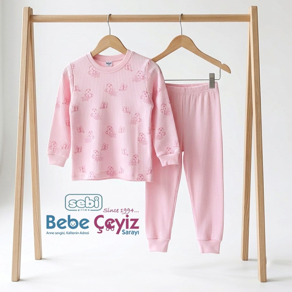 SEBİ PRİME Kelebekli Pijama Takımı