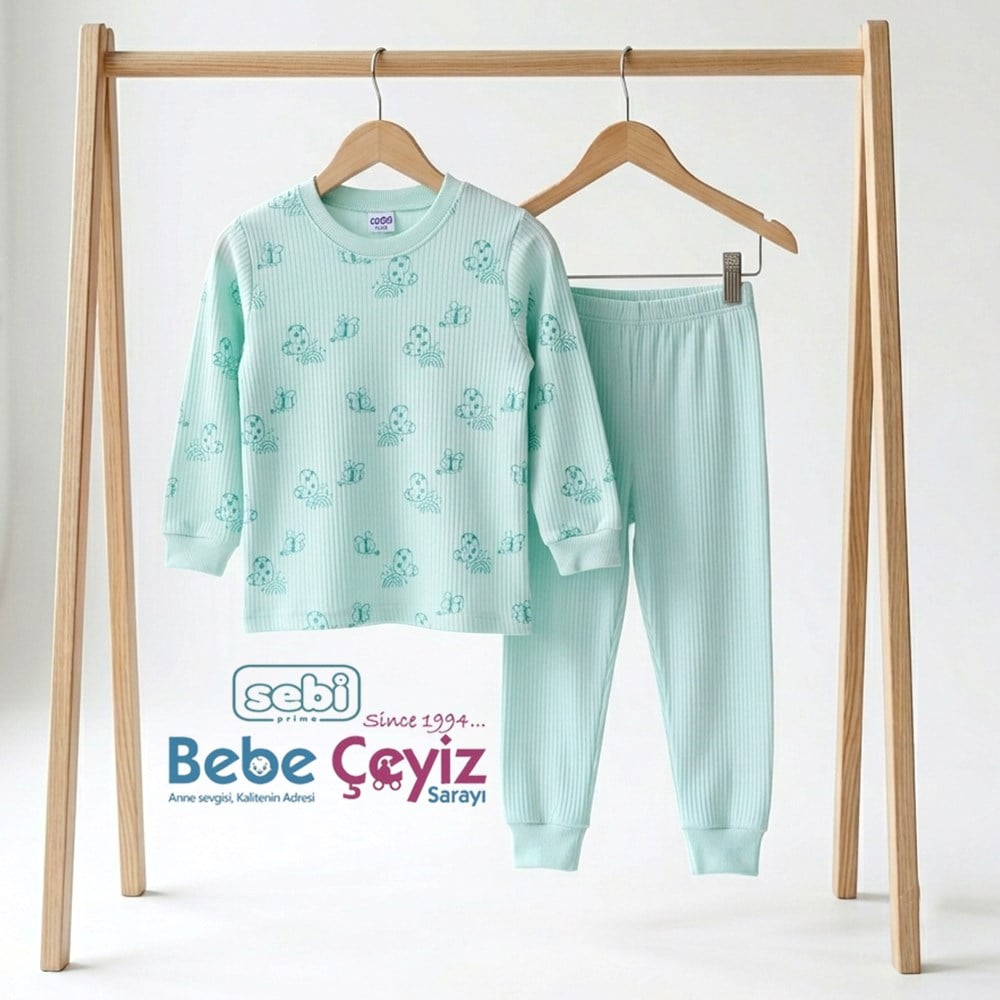 SEBİ PRİME Kelebekli Pijama Takımı