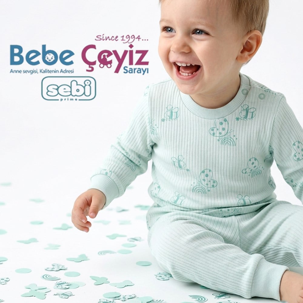 SEBİ PRİME Kelebekli Pijama Takımı