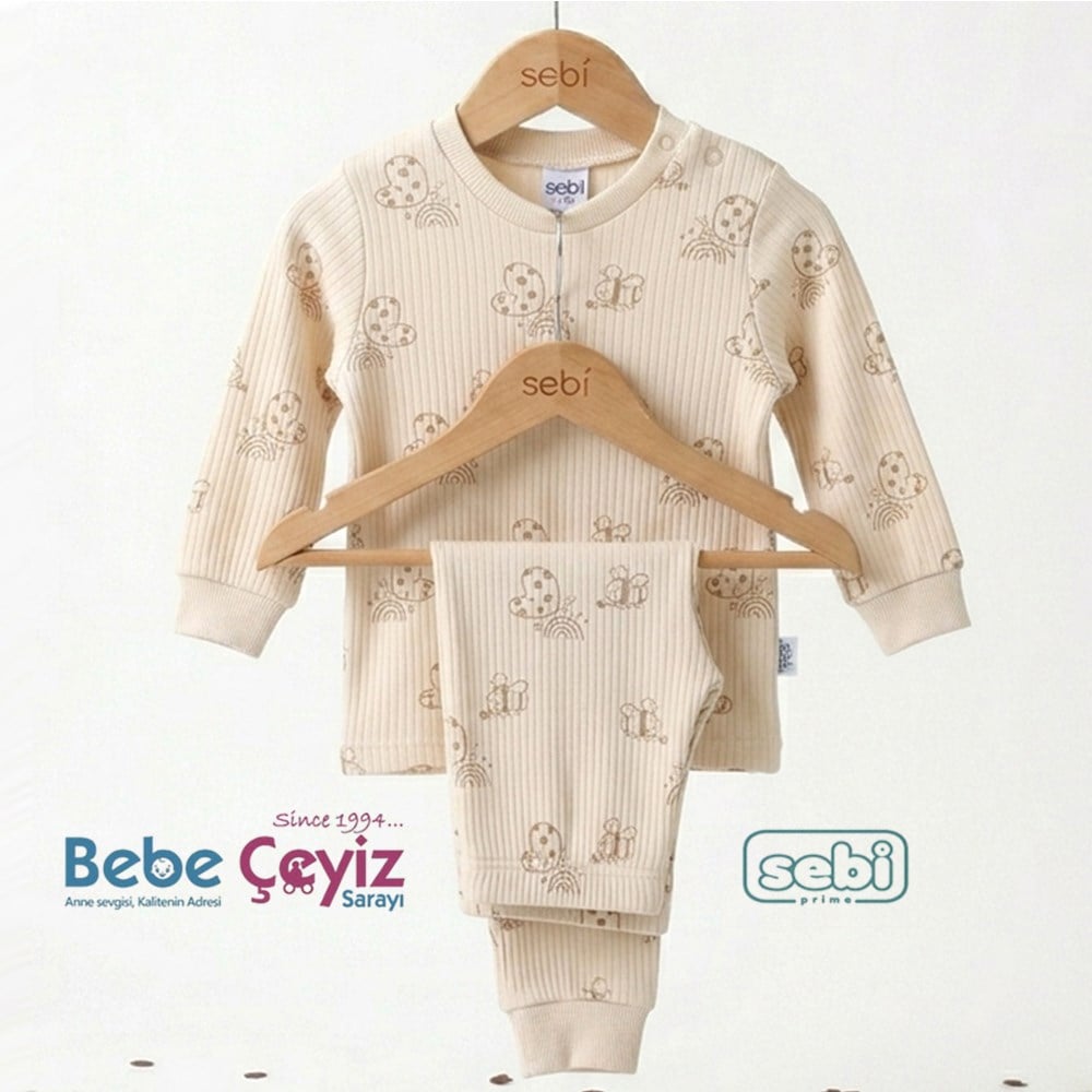SEBİ PRİME Kelebekli Pijama Takımı