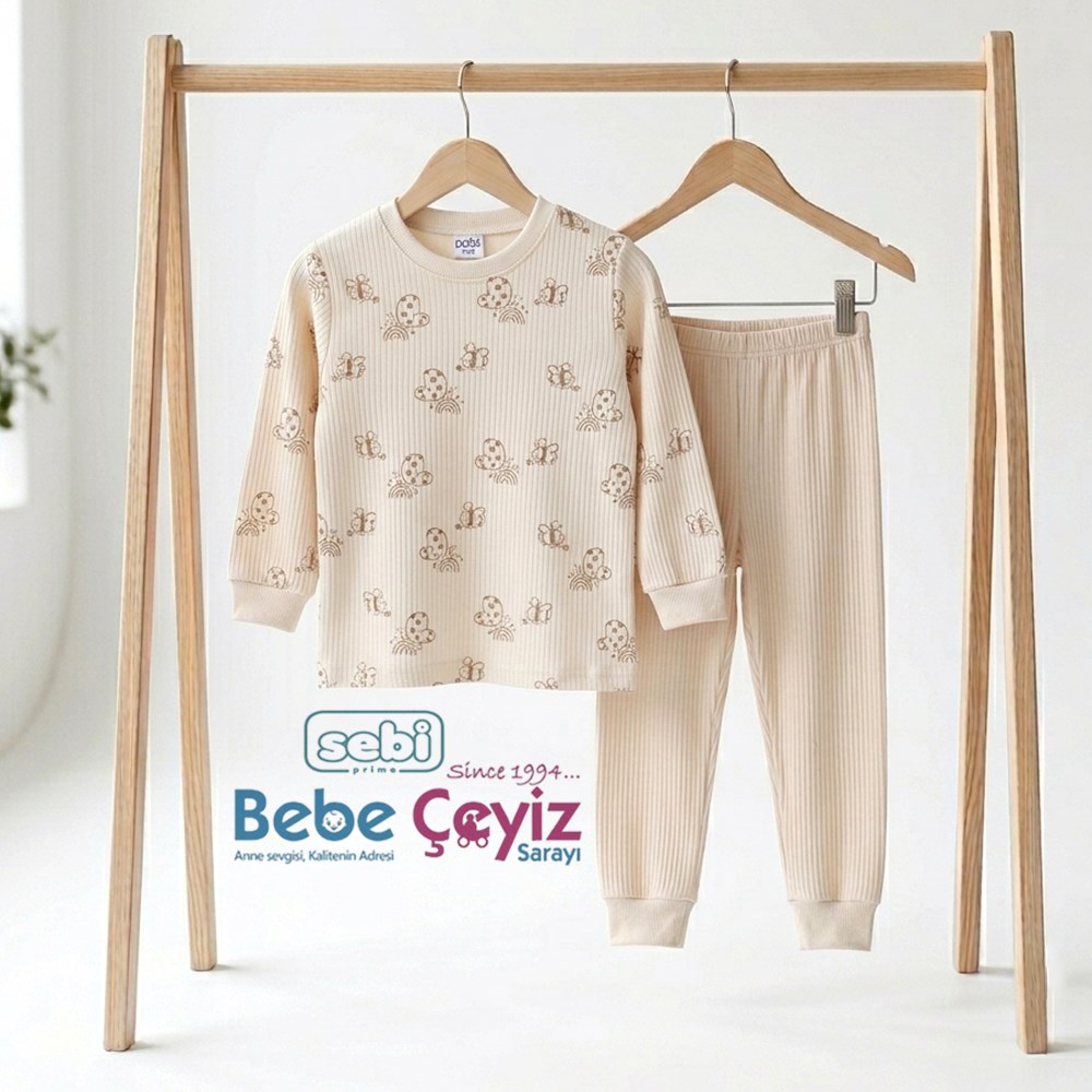 SEBİ PRİME Kelebekli Pijama Takımı