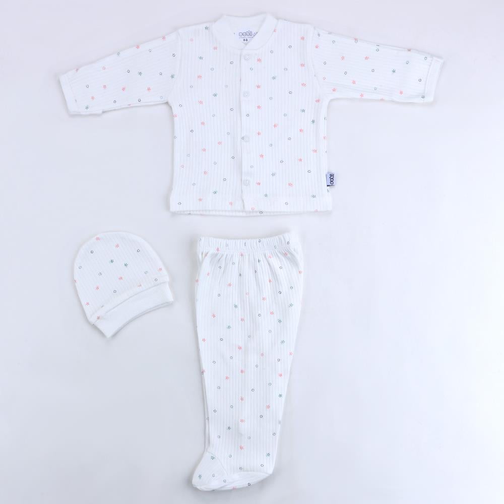 Pijama Takım...Nokta Çiçek 0-3 Ay