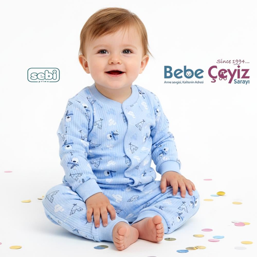 Pijama Takım...Apaçi Ayıcık 1-2-3-4  Yaş