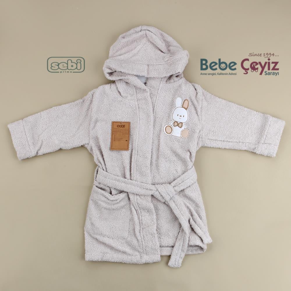 Bornoz Takım...Ayı Desen Gri