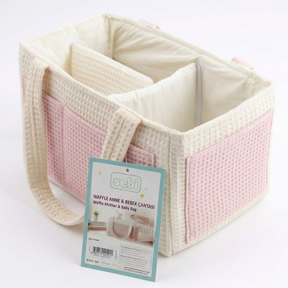 SEBİ PRİME Waffle Organizer Çanta ( Pembe )