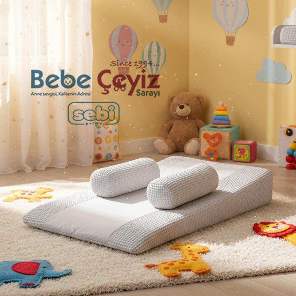 SEBİ PRİME Waffle Reflü Yatağı ( Gri )