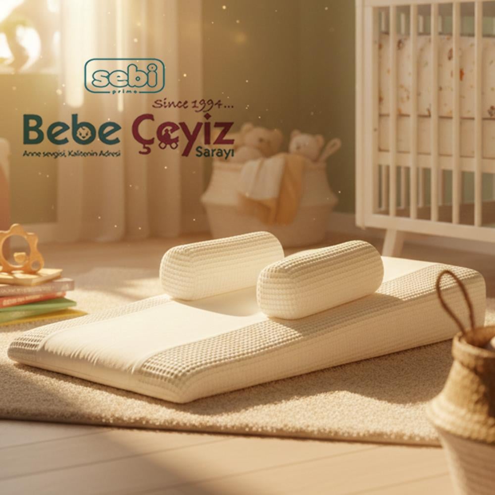 SEBİ PRİME Waffle Reflü Yatağı ( Krem )