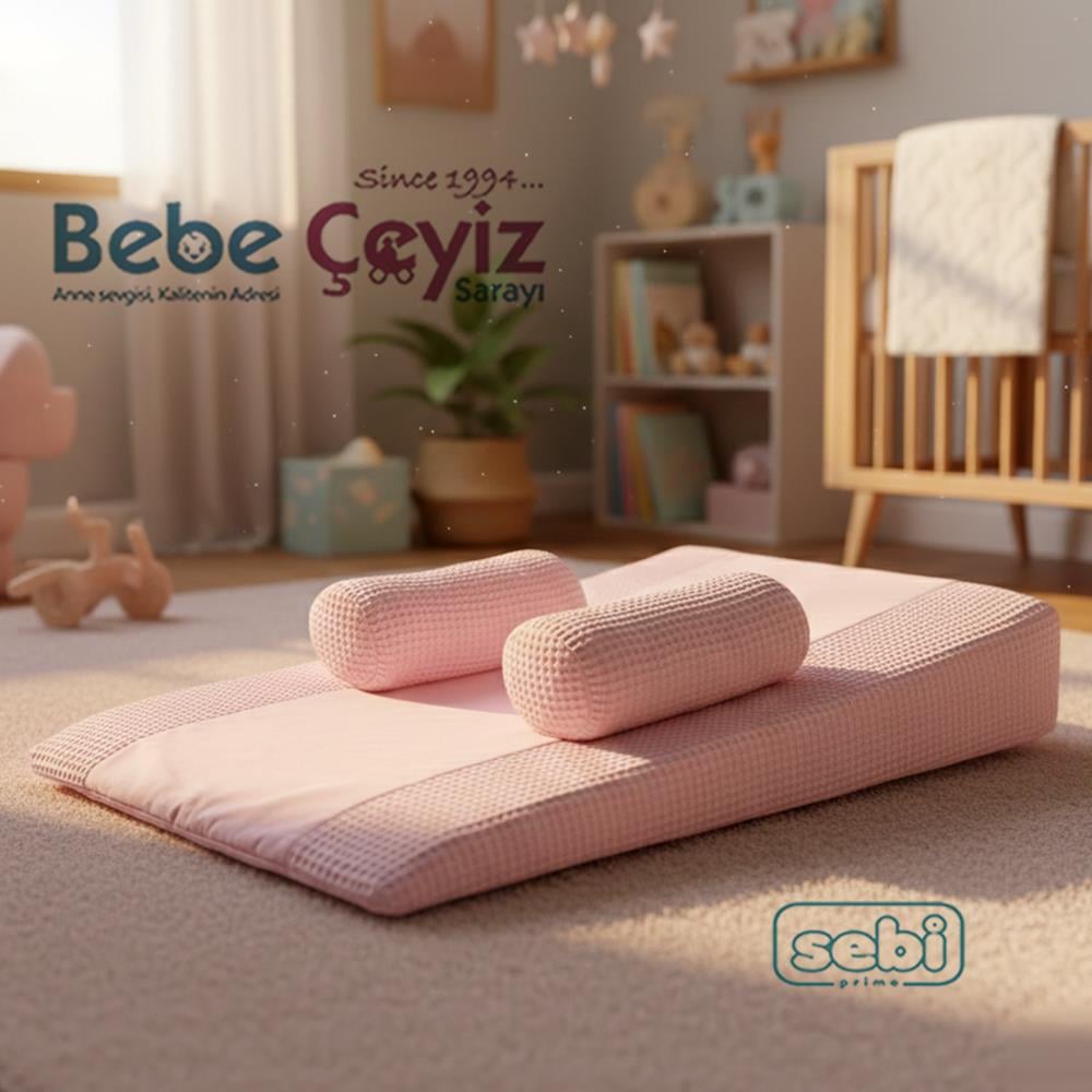 SEBİ PRİME Waffle Reflü Yatağı ( Pembe )