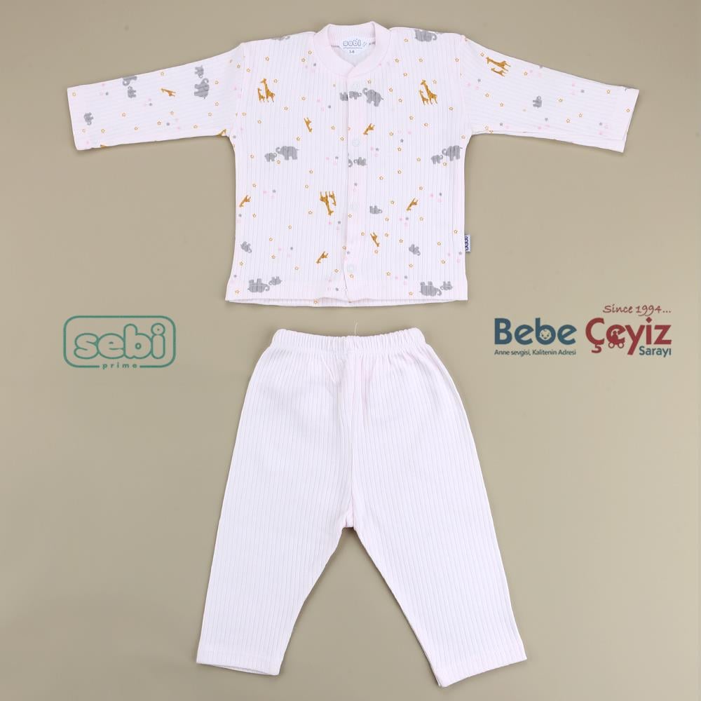 Pijama Takım...Zürafa Fil  3-12 Ay gurubu
