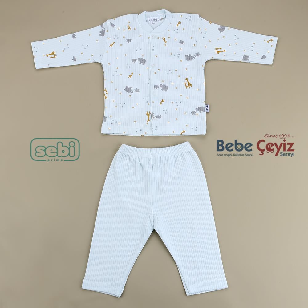 Pijama Takım...Zürafa Fil  3-12 Ay gurubu