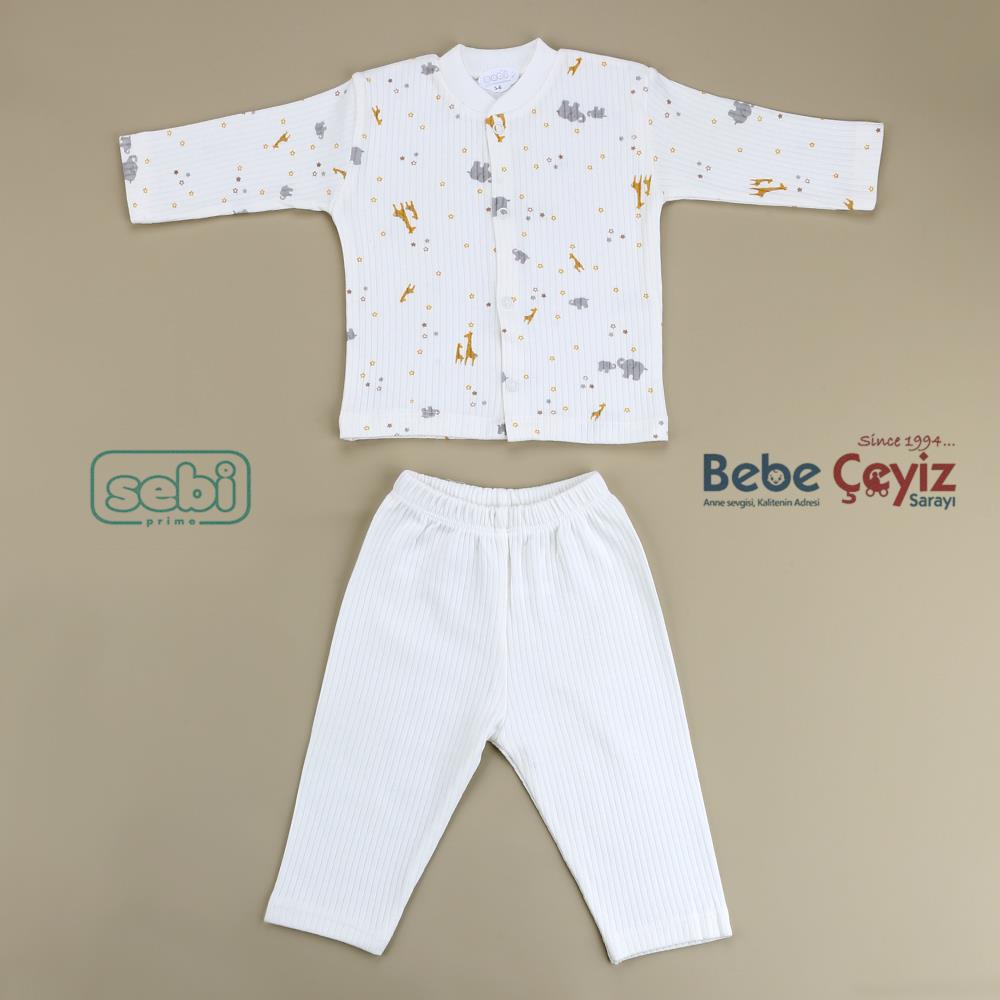 Pijama Takım...Zürafa Fil  3-12 Ay gurubu