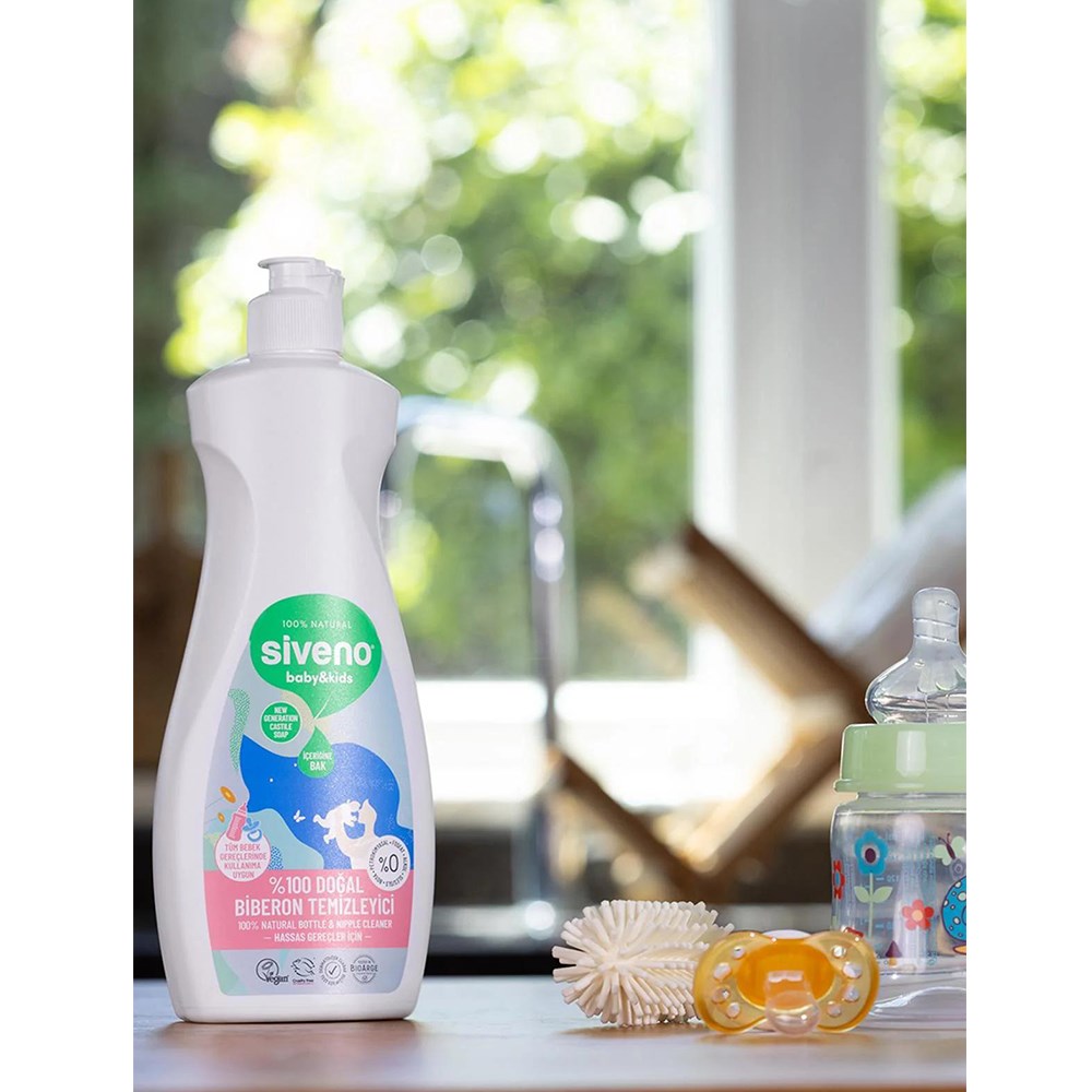 SIVENO % 100 Doğal Emzik Biberon Temizleyici ( 500 Ml )