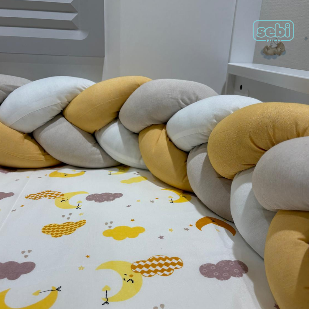 Uyku Seti...Montesori Bulutlu Set(Bej)