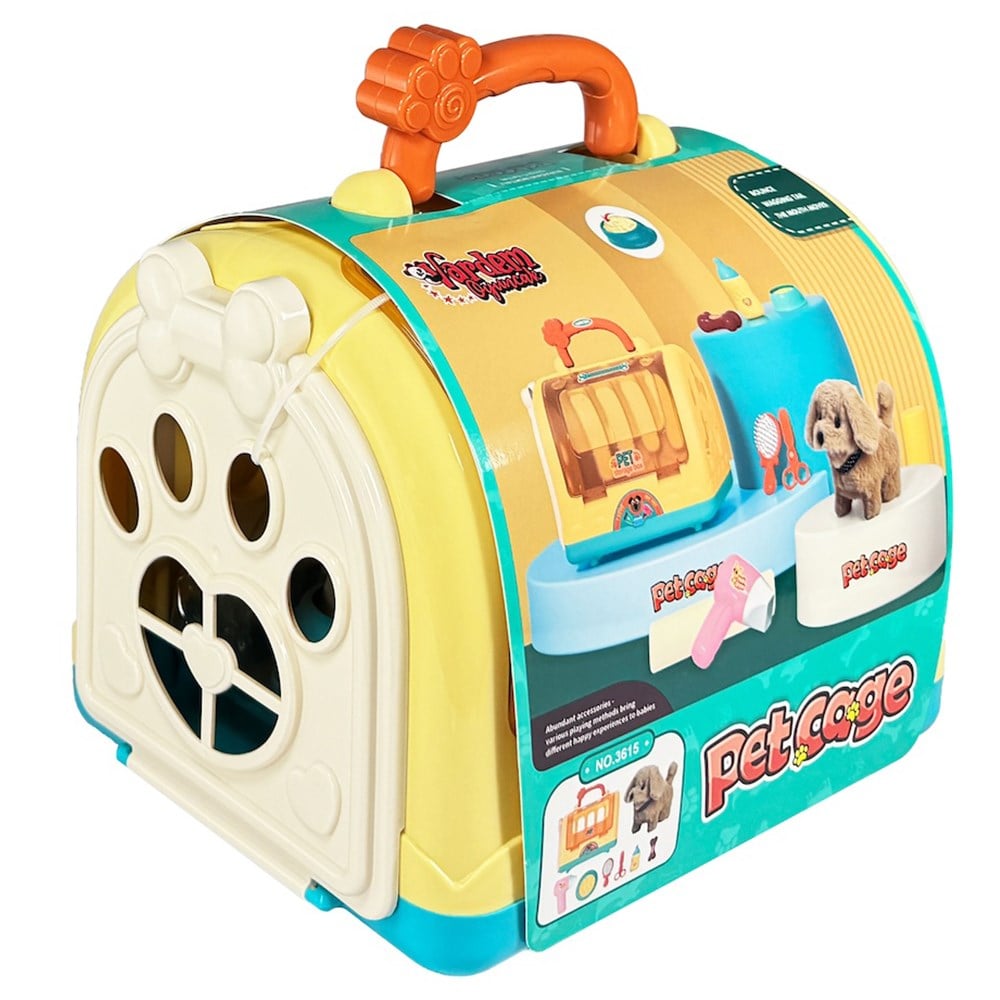 VARDEM OYUNCAK Taşıma Çantalı Hareketli Köpek Set