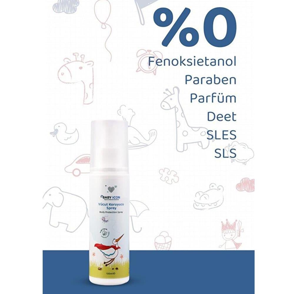 Baby Icon Vücut Koruyucu Sprey 100ml