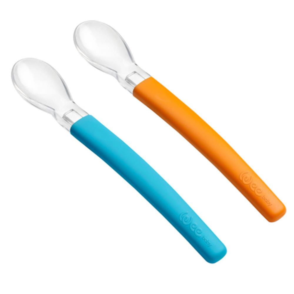 Wee Baby 2 Li Silikon Kaşık (6Ay+)