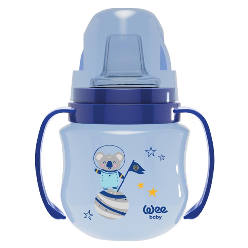 Wee Baby Antikolik Akıtmaz Kulplu PP Bardak 125ml (6Ay+)