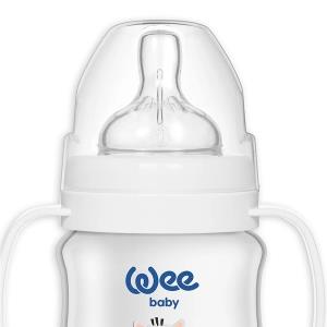 WEE BABY Safari Kulplu PP Biberon 150ml (0-6 Month)