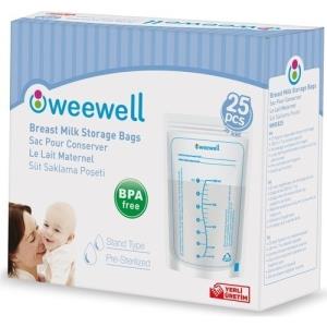 Weewell WMS825 Süt Saklama Poşeti - 25 li