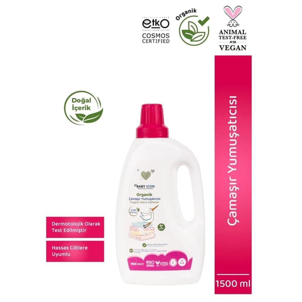 Baby Icon Organik Vegan Çamaşır Yumuşatıcısı 1.5 Lt
