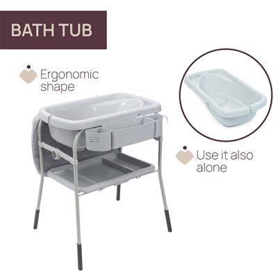 Küvet... Cudde & Buble Ayaklı Banyo Grey Melange