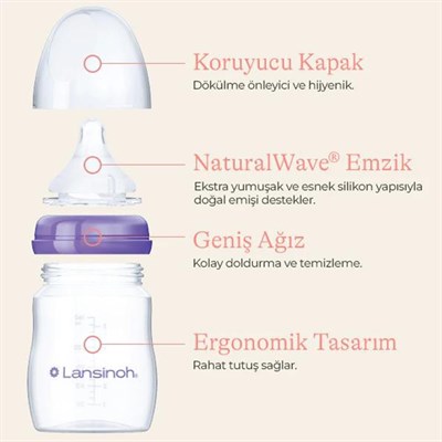 LANSINOH PP Biberon ( 60 ml )