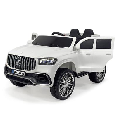 Akülü Araba...Kumandalı Miracle 12v- Beyaz