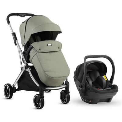 Kraft Kenya I-Sıze Travel Sistem Bebek Arabası( Black - Green )