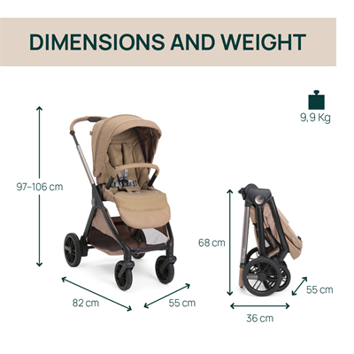 Chicco Bellagio Bebek Arabası(Otomatik Katlanır) 2.0 Caramel