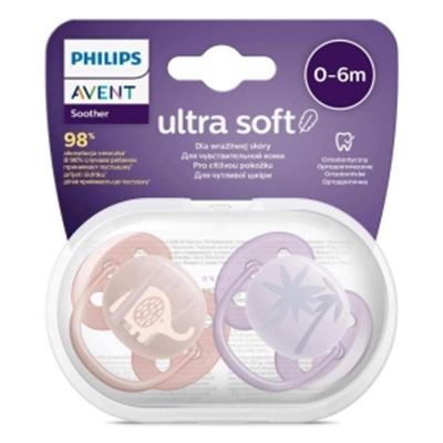 AVENT 2 li Ultra Yumuşak 0-6 Ay Kız Emzik