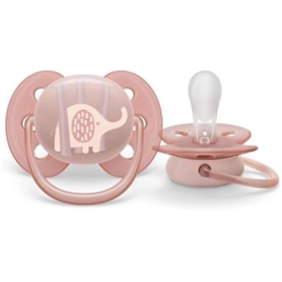 AVENT 2 li Ultra Yumuşak 0-6 Ay Kız Emzik