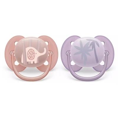 AVENT 2 li Ultra Yumuşak 0-6 Ay Kız Emzik
