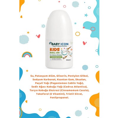 Baby Icon Doğal Roll On Kids