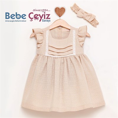 BABY ROSE Kare Desen Elbise  