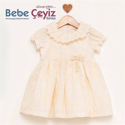BABY ROSE Yakası Fırfırlı Elbise  