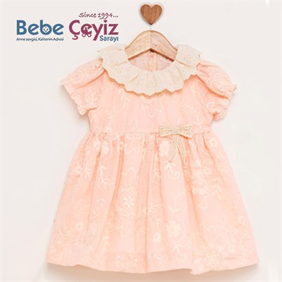 BABY ROSE Yakası Fırfırlı Elbise  