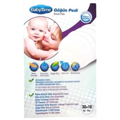 Baby Time Göğüs Pedi 40Lı