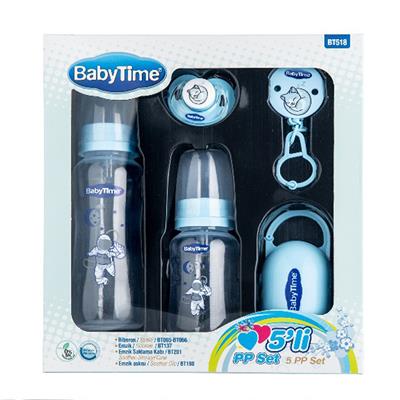 Baby Time PP Biberon Seti 5Li