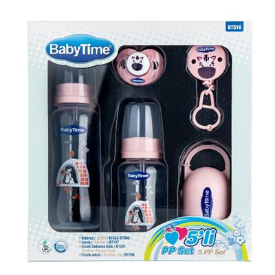 Baby Time PP Biberon Seti 5Li