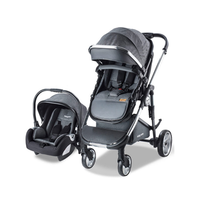 Babycare Colarado Chrome Travel Sistem Bebek Arabası Gri
