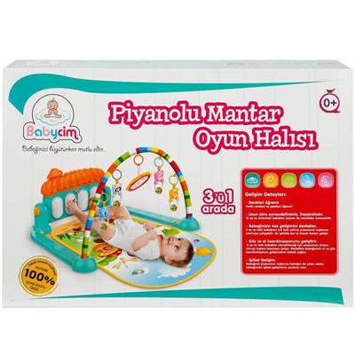 Babycim Piyanolu Mantar Bebek Oyun Halısı