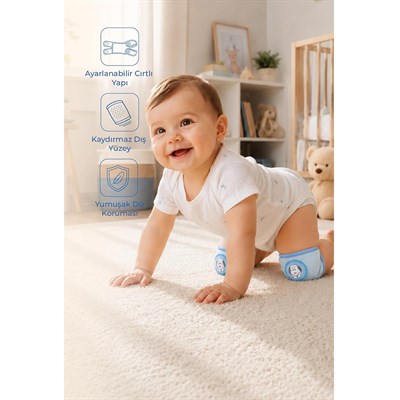 Babyjem Bebek Cırtlı Emekleme Dizliği