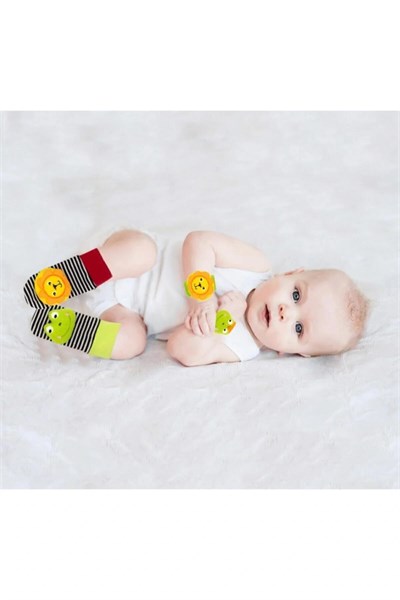 Babyjem Çıgıraklı Çorap ve Bileklik