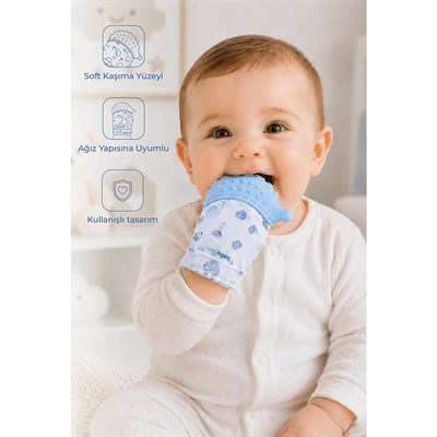 BABYJEM Diş Kaşıyıcı Eldiven Kirpi