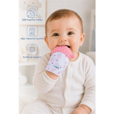 BABYJEM Diş Kaşıyıcı Eldiven Kirpi